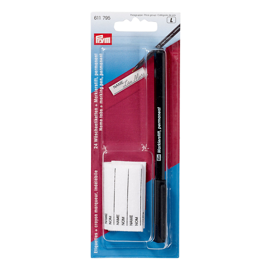 W&auml;scheetiketten mit Markierstift image number