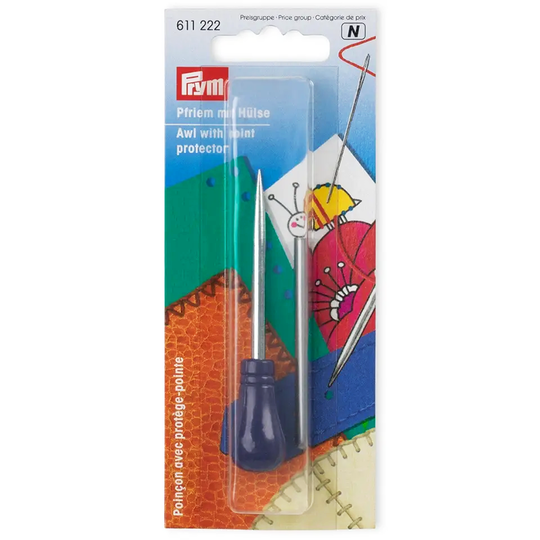 Awl with plactic handle and point protector image number