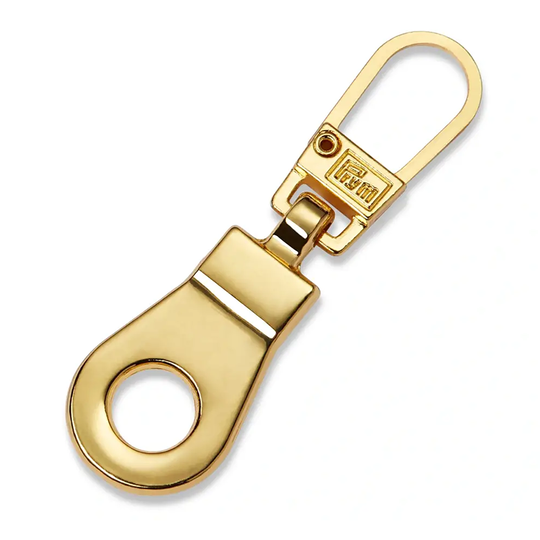 Fashion Zipper puller, eyelet - gold-coloured image number