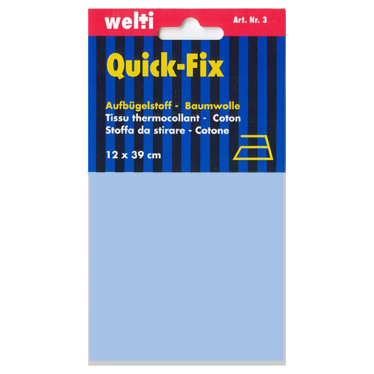 Patching fabric Quick-Fix 12 x 39 cm - light blue image number