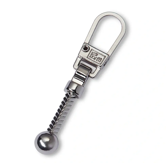 Fashion Zipper puller, club - silver-coloured image number