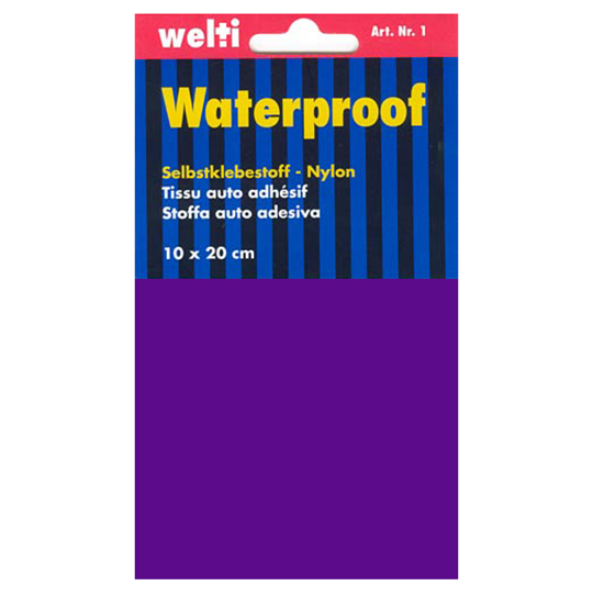 Stoffa auto adesiva Nylon 10 x 20 cm - viola image number