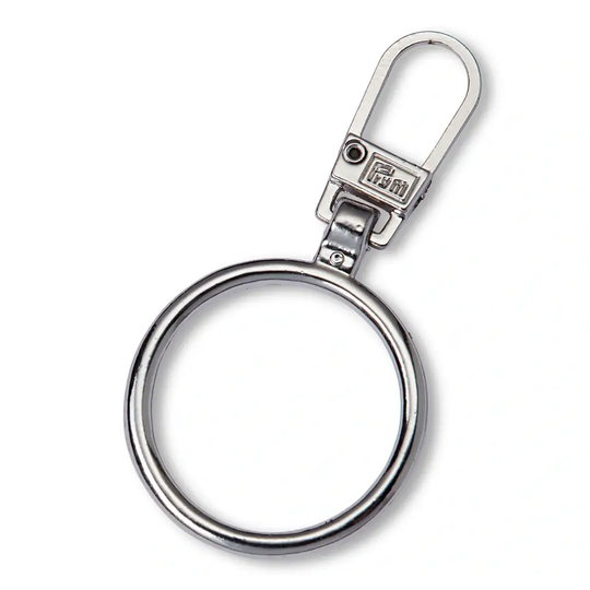 Fashion Zipper puller ring - silver-coloured image number