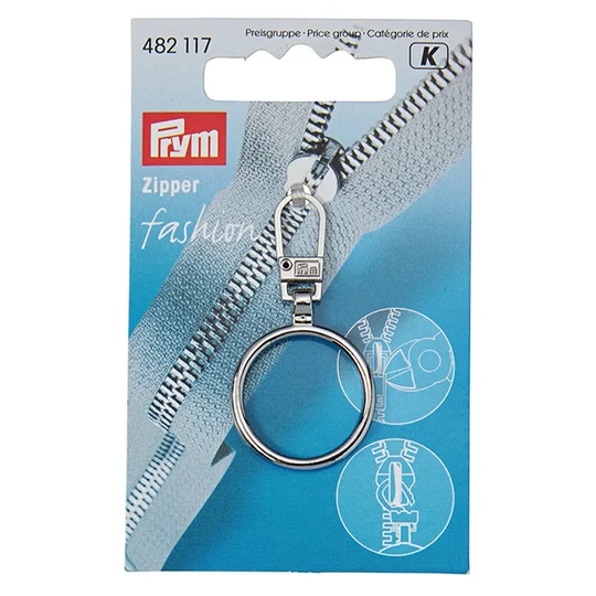 Fashion Zipper puller ring - silver-coloured image number
